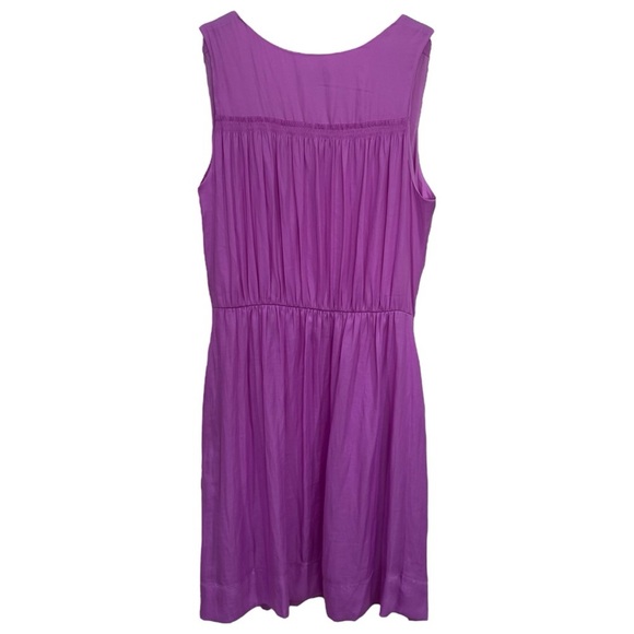 NEW Banana Republic Magenta Shirred Goddess Dress Spring Summer Fairy Garden 10 - Picture 5 of 11